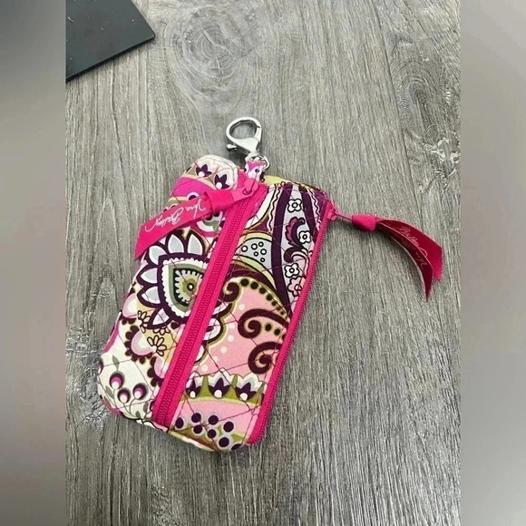 Vera Bradley Pink Keychain Wallet - Picture 2 of 5